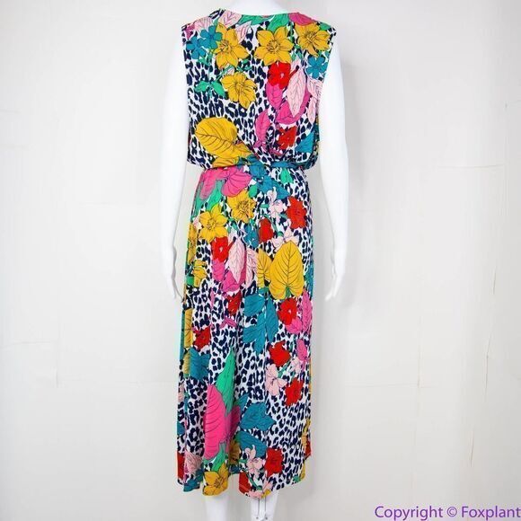 NEW Leota Wild Tropics‎ Justine Sleeveless Faux Wrap Dress, 2X - Picture 16 of 16
